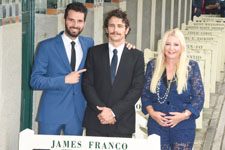 Andrea Lervolino, James Franco, Monika Bacardi Andrea Lervolino, James Franco, Monika Bacardi